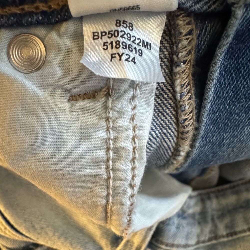 [BP] Mid Rise Baggy Jeans - Picture 6 of 7